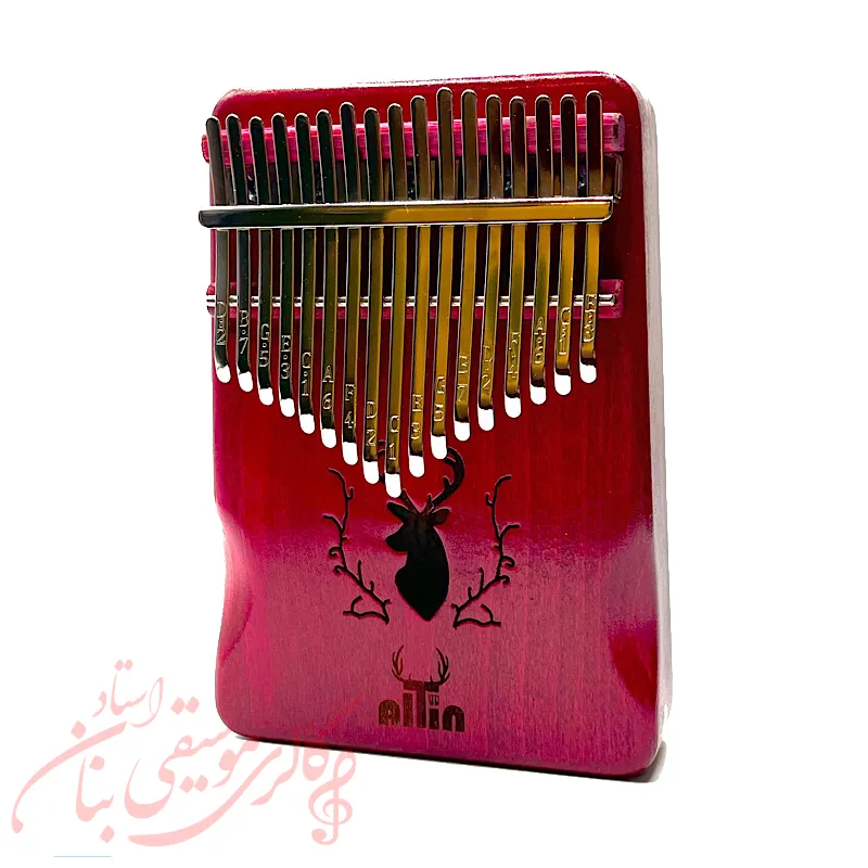 کالیمبا ۱۷ تیغه حفره گوزنی رنگ سرخابی